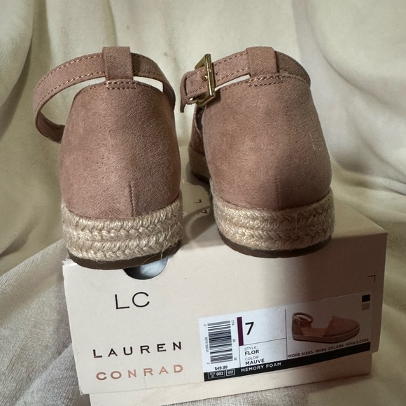 LC Lauren Conrad women’s flor espadrilles sandals - Picture 4 of 8